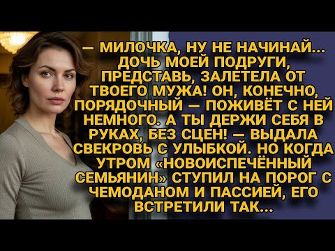 Видео: Муж с чемоданом пришёл к жене — но «приём» с порога вернул его к реальности