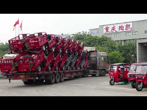 Видео: Грузовые трициклы. "Центральный" мотор.