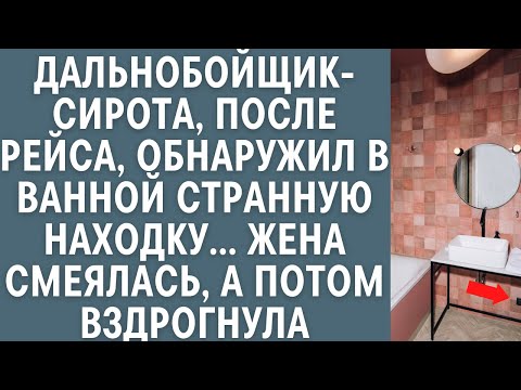 Видео: Дальнобой-сирота после рейса обнаружил в ванной странную находку… Жена смеялась, а потом вздрогнула…
