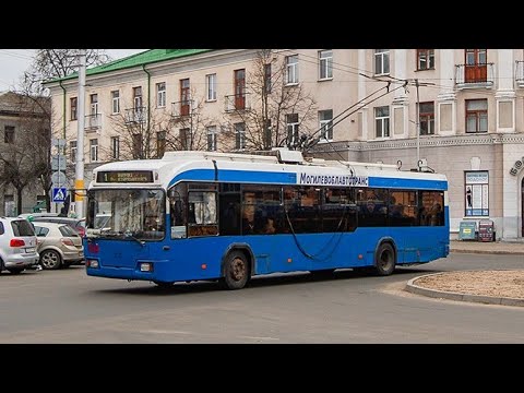 Видео: Бабруйск, тралейбус БКМ 321№134, маршрут 2 (06.04.2024)