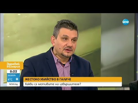 Видео: Криминален психолог: Убиецът от Галиче категорично не може да се поправи