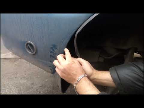 Видео: замена подколесного брызговика на резиновый сенс, ланос