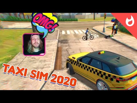 Видео: ТЕСТИРУЮ РЭНДЖРОВЕР НА ВЕЛОСИПЕДИСТАХ – СИМУЛЯТОР ТАКСИ TAXI SIM 2020