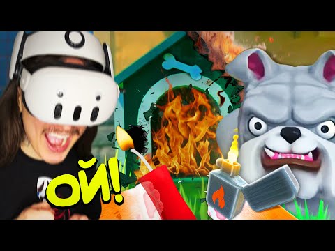 Видео: НЕПОСЛУШНЫЙ КОТ СЛОМАЛ БУДКУ СОБАКИ!! (I Am Cat VR)