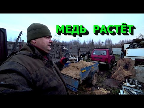 Видео: Цветмет растёт! Купил ржавое корыто! Потихоньку делаю гараж!