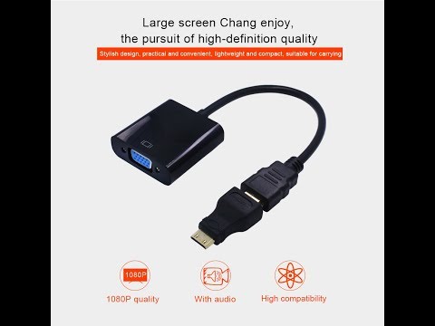 Видео: Адаптер hdmi to vga. Доделываем.