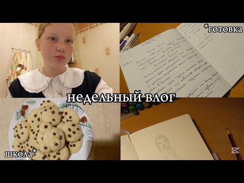 Видео: VLOG: школьная неделя🏫|школа, осень, учеба, готовка, выпечка, прогулки, сентябрь|@anivlogis
