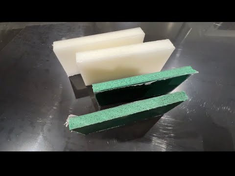 Видео: Испытания нового пористого материала/пластика | Тест стыковой сварки и сварки феном 