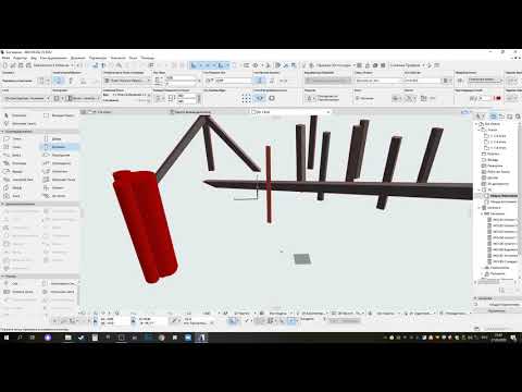 Видео: Инструмент Колонна Archicad 23