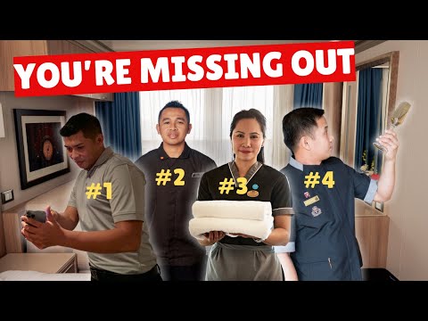 Видео: Мало кто из пассажиров круизных лайнеров знает, что стюарды на такое способны!