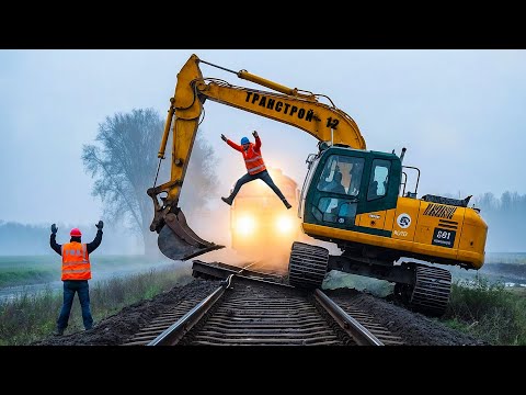 Видео: СЛАБОУМИЕ И ОТВАГА! ПОЛНЫЕ ИДИОТЫ НА ЭКСТРЕМАЛЬНО ТЯЖЕЛОЙ ТЕХНИКЕ!