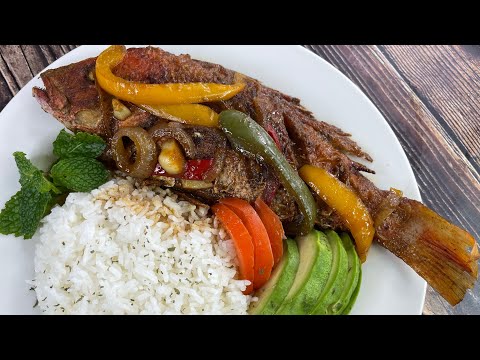 Видео: КАК ПРИГОТОВИТЬ РЫБУ, ТУШЕНУЮ В ЯМАЙСКОМ СТИЛЕ || THATNURSECANCOOK