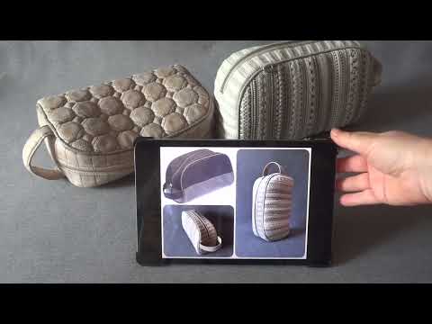 Видео: Моя работа вам для вдохновения. Дорожная косметичка.   МК в двух словах.