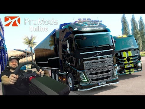 Видео: ETS 2 - ЛУЧШАЯ КАРТА ТЕПЕРЬ В МУЛЬТИПЛЕЕРЕ - ProMods Online