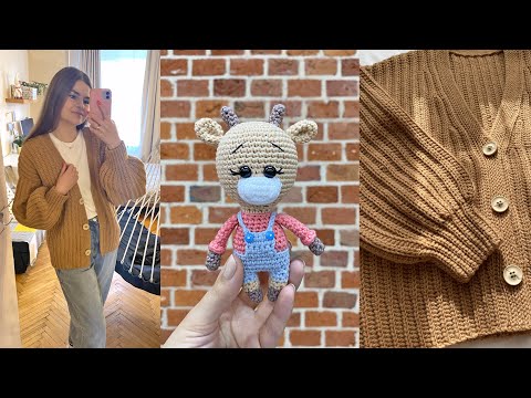 Видео: ВЯЗАЛЬНЫЙ ВЛОГ: довязала кардиган, связала бычка!