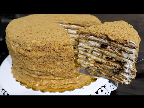 Видео: 🍰🍯🐝 МЕДОВИК С ЧЕРНОСЛИВОМ Нежный ароматный мягкий вкусный ТОРТ на Новый год и для гостей Мой вариант