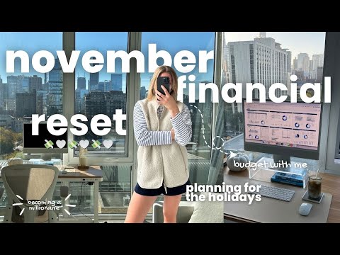 Видео: Бюджет со мной на ноябрь | 3-шаговая финансовая перезагрузка в преддверии праздников 💸 🎄 🎁