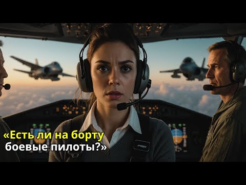 Видео: «Она спала спокойно — пока капитан не взмолился: „Есть ли на борту боевые пилоты?“»