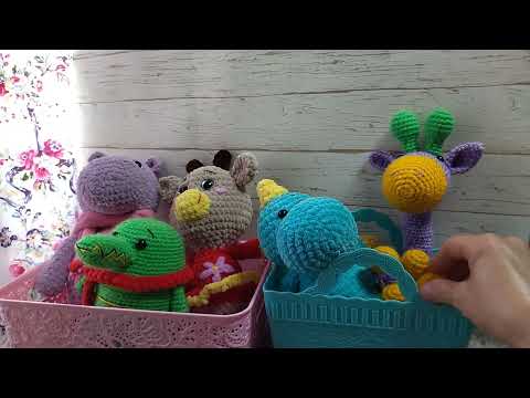 Видео: #вязаныеигрушки#обзор#динодвиж