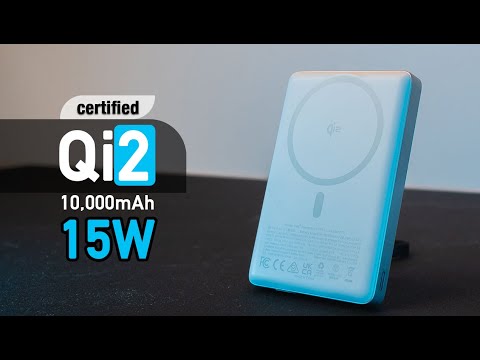 Видео: Быстрая беспроводная зарядка #INIU #Powerbank SnapGo P73