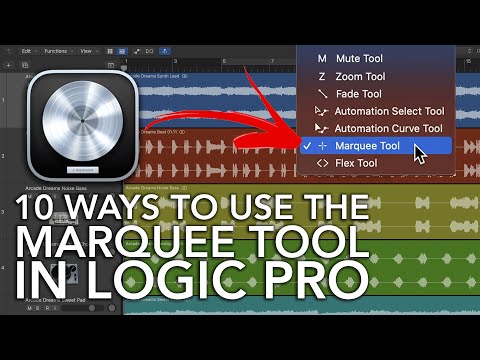 Видео: 10 способов использования инструмента «Выделение» в Logic Pro