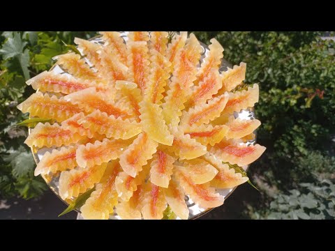 Видео: 100% Փորձված  ձմերուկի թափանցիկ չիր/ Красивый Сухофрукт из арбуза/ Watermelon dried