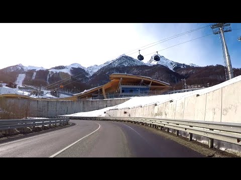 Видео: Красная Поляна-горнолыжный центр Роза Хутор. Завораживающие горы