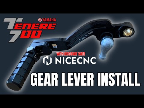 Видео: Установка и обзор рычага переключения передач YAMAHA TENERE 700 NICECNC