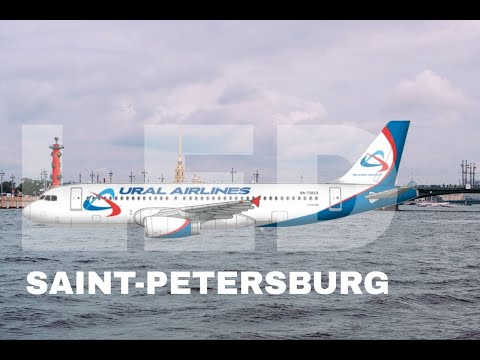 Видео: Airbus A320 Уральских авиалиний | Рейс Екатеринбург - Санкт-Петербург