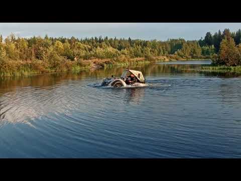 Видео: первая водна преграда на колесах ви3