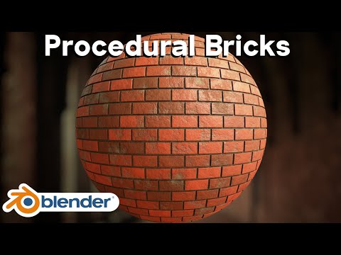 Видео: Процедурный кирпичный материал (руководство по Blender)
