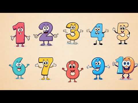 Видео: Сандар 🔢 | 1-ден 10-ға дейін санап үйренеміз |