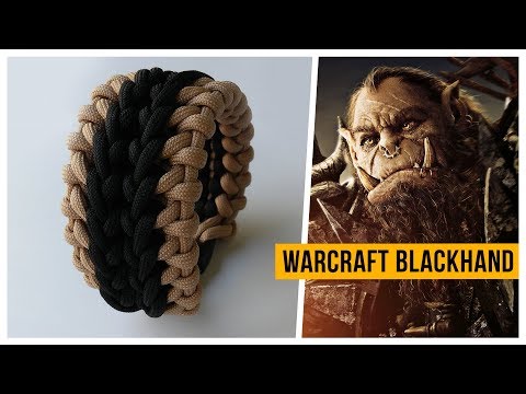 Видео: Браслет из паракорда Warcraft Blackhand