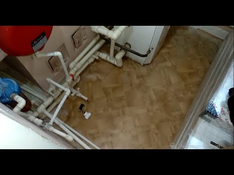 Видео: Установка манометра в "Кривокосно - колхозную" систему отопления.
