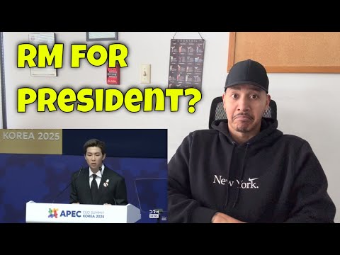 Видео: Выступление RM из BTS на АТЭС