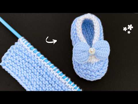 Видео: ПРОСТАЯ И ЛЕГКАЯ ВЯЗАНИЕ ТУФЛИ