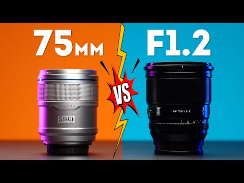 Видео: ТОП Светосильный Телевик для APS C Sony E - Sirui Sniper 75mm f1.2 vs Viltrox 75mm f1.2