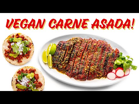 Видео: Веганское КАРНЕ АСАДА, приготовленное из сейтана!