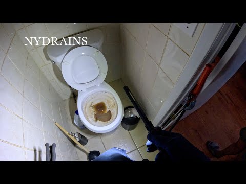 Видео: Засоренный сток № 235