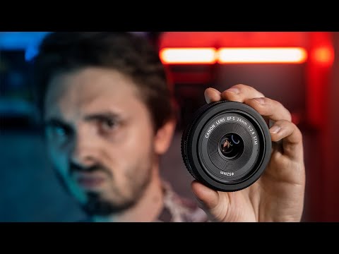 Видео: Нужен ли тебе Canon EF-S 24mm f2/8 STM? | TEST | Обзор | Примеры | Отзыв