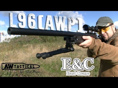 Видео: Страйкбольная Снайперская винтовка Типа как в CS GO- L96 East Crane