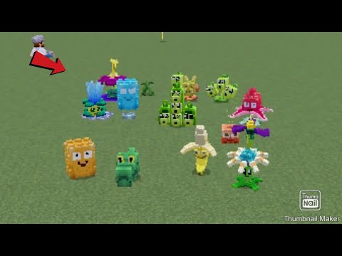 Видео: Мод на Растения против Зомби в Minecraft