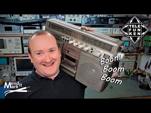 Видео: 1982 Ремонт бумбокса (Telefunken CR100)