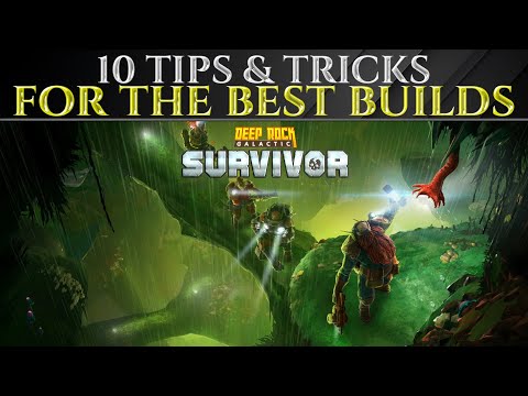 Видео: 10 советов от профессионалов по созданию лучших сборок в Deep Rock Galactic Survivor 1.0