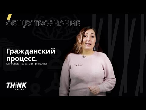 Видео: Основные правила и принципы гражданского процесса | Обществознание