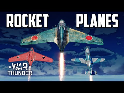 Видео: Ракетные самолеты / War Thunder