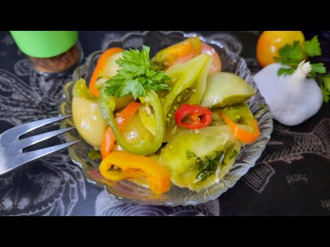 Видео: Закуска із зелених помідорів