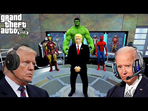 Видео: Президенты США становятся Мстителями в GTA 5