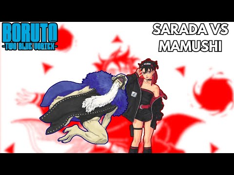 Видео: Сарада против Мамуши | Боруто Два Синих Вихря