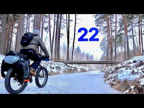 Видео: На фетбайке по зимнему лесу и льду.